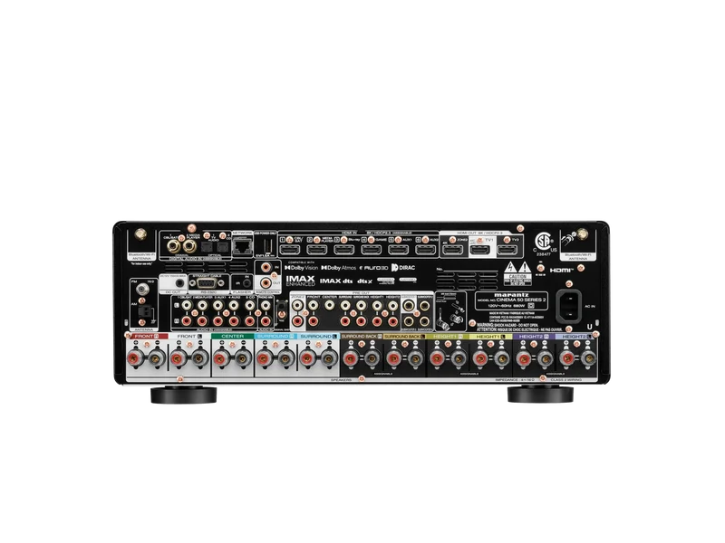 Marantz Cinema 50 S2 - Récepteur cinéma maison 9.4, 8K, 110W, 9 canaux amplifiés, Dolby Atmos, DTS:X et 8K Ultra HD