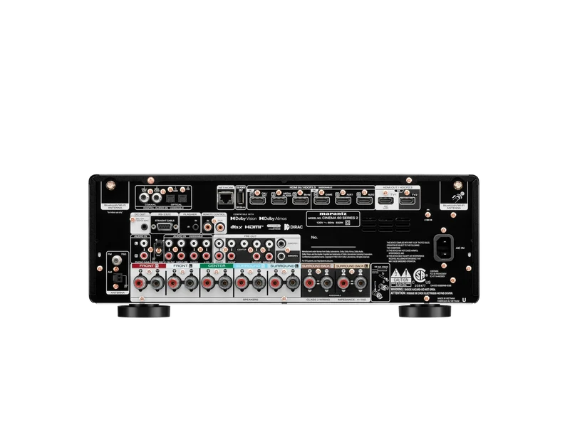 Marantz Cinema 60 S2 - Récepteur cinéma maison 7.2, 8K, 100W, 7 canaux amplifiés, Dolby Atmos, DTS:X