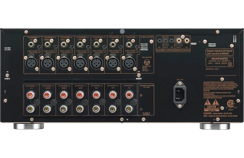 Marantz MM8077 - Amplificateur de puissance 7 canaux 150Watts/canal
