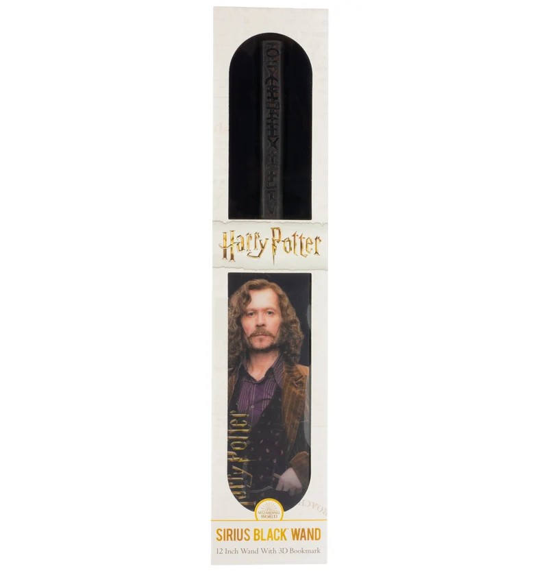 Harry Potter Zauberstab von Sirius Black mit 3D-Lesezeichen