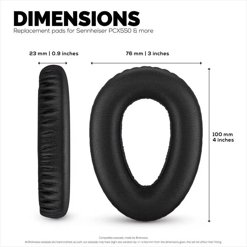 Oreillettes de remplacement pour écouteurs Sennheiser PXC480, PXC550, PXC 550-II, MB660 UC, MB 660 MC, coussins en cuir PU souple, installation facile et rapide