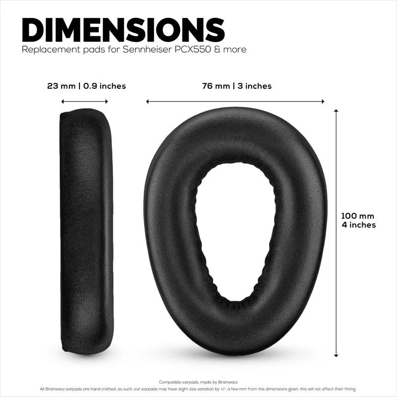 Coussinets en cuir de mouton pour écouteurs Sennheiser PXC480, PXC550, PXC 550-II, MB660 UC, MB 660 MC, doux, coussins de remplacement, confort supplémentaire
