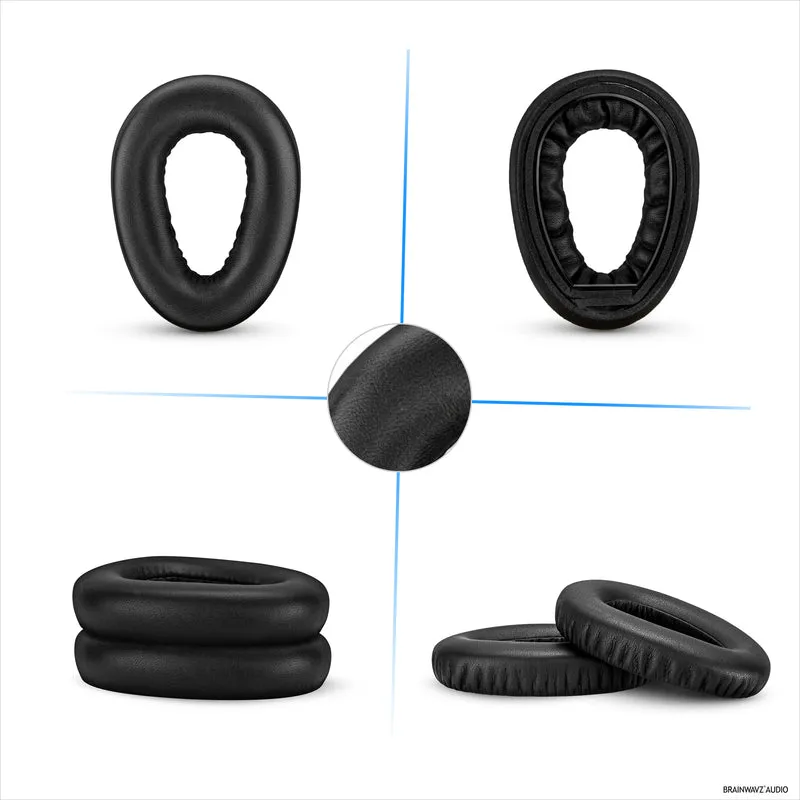 Coussinets en cuir de mouton pour écouteurs Sennheiser PXC480, PXC550, PXC 550-II, MB660 UC, MB 660 MC, doux, coussins de remplacement, confort supplémentaire