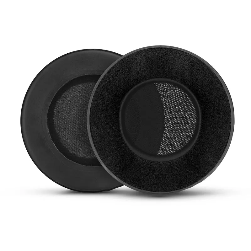 Oreillettes hybrides épaisses pour casque Corsair Virtuoso RGB (sans fil/XT/SE) – Mousse à mémoire de forme avec matériau hybride en velours et cuir PU
