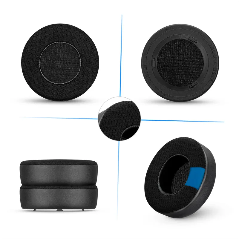 Oreillettes hybrides pour casque de jeu Corsair Virtuoso RGB (sans fil/XT/SE) – Gel rafraîchissant, mousse à mémoire de forme, durable, épais et isolant du son