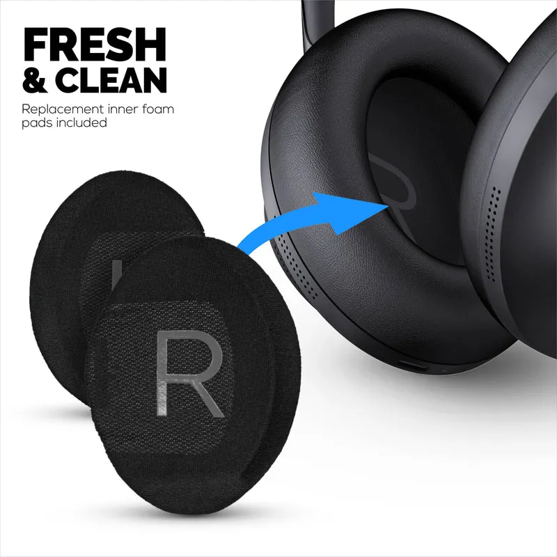 Oreillettes de remplacement hybrides Bose NC700 avec gel, mousse à mémoire de forme, tissus respirants et cuir PU souple