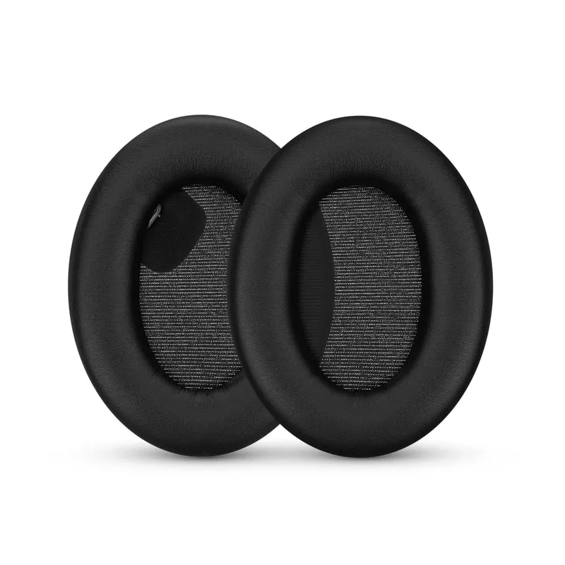 Sony WH-1000XM4 Oreillettes de rechange – Coussinets en cuir PU souple et mousse à mémoire de forme pour plus de confort, installation facile et rapide