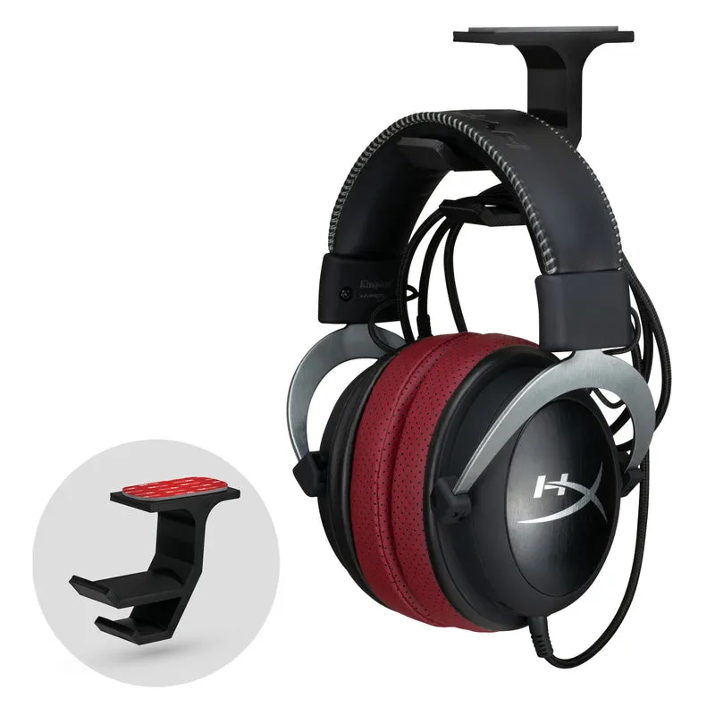 Koti - Support de suspension pour casque sous le bureau avec rangement pour câble
