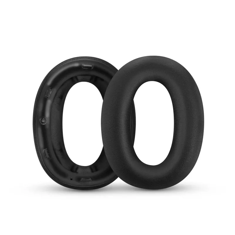 Coussinets de rechange Sony WH-1000XM2 et MDR-1000X – Coussinets en cuir PU souple et mousse à mémoire de forme pour plus de confort, installation facile et rapide