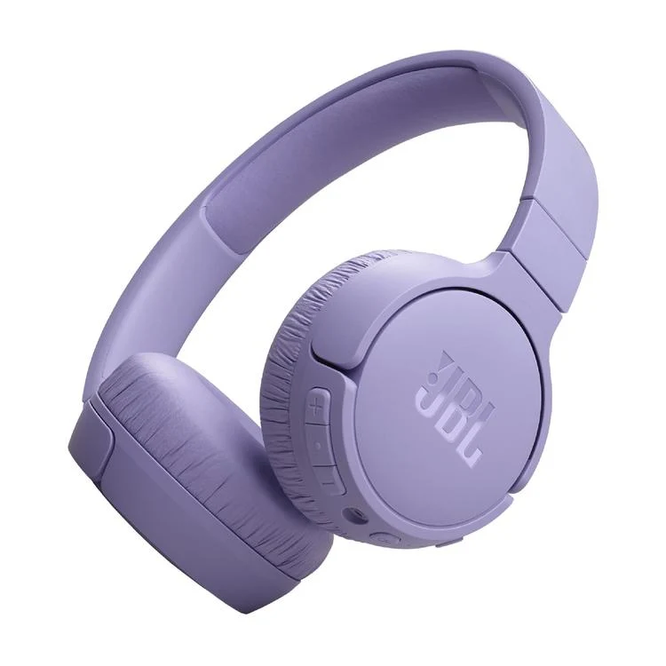 JBL Tune 670NC | Casque supra-auriculaire sans fil - Bluetooth - Suppression active du bruit - Appairage rapide - Violet