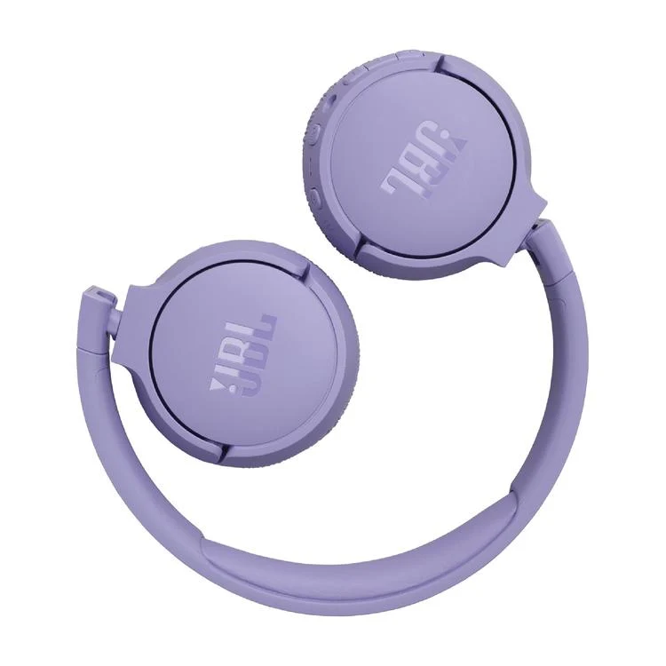 JBL Tune 670NC | Casque supra-auriculaire sans fil - Bluetooth - Suppression active du bruit - Appairage rapide - Violet