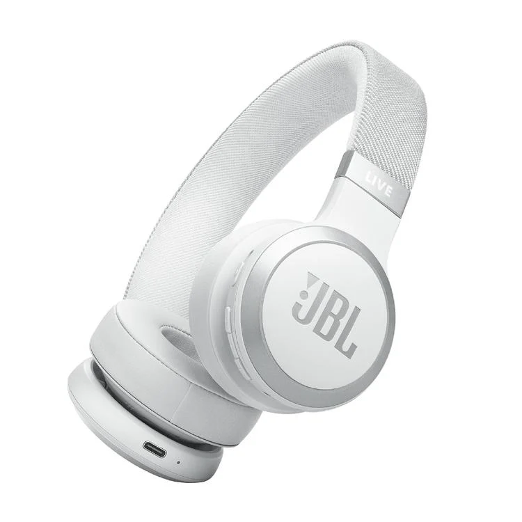 JBL Live 670NC | Casque supra-auriculaire - Sans fil - Bluetooth - Blanc