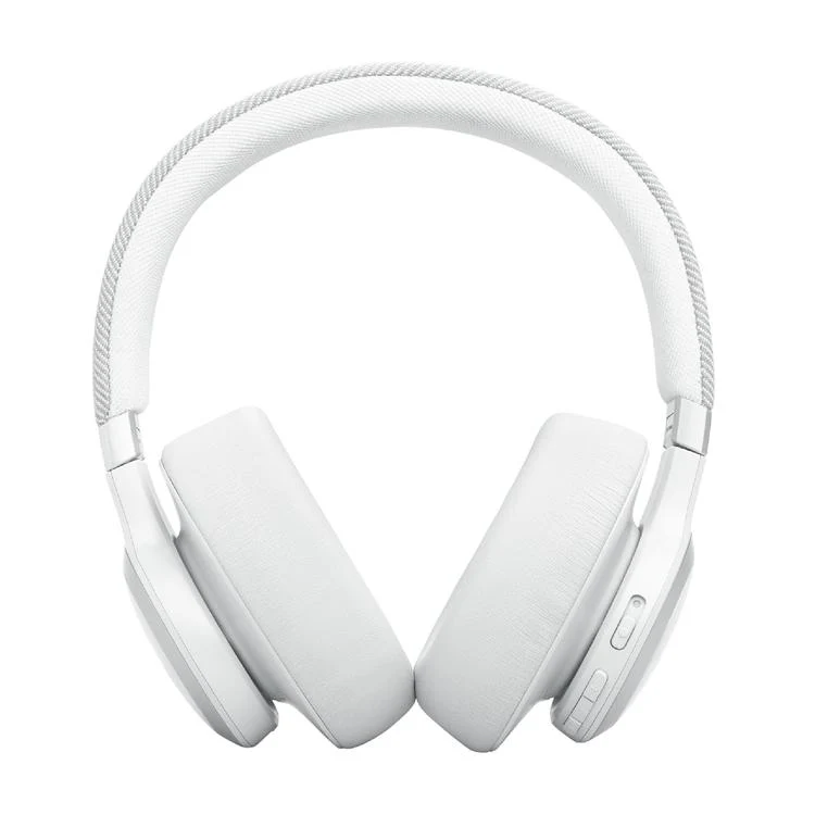 JBL Live 770NC | Casque d'écoute circum-auriculaire - Sans fil - Bluetooth - Blanc