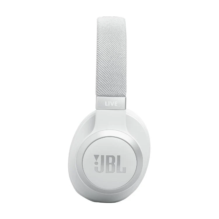 JBL Live 770NC | Casque d'écoute circum-auriculaire - Sans fil - Bluetooth - Blanc