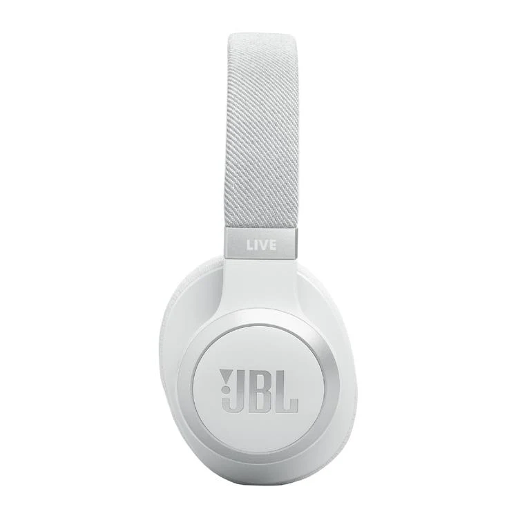 JBL Live 770NC | Casque d'écoute circum-auriculaire - Sans fil - Bluetooth - Blanc