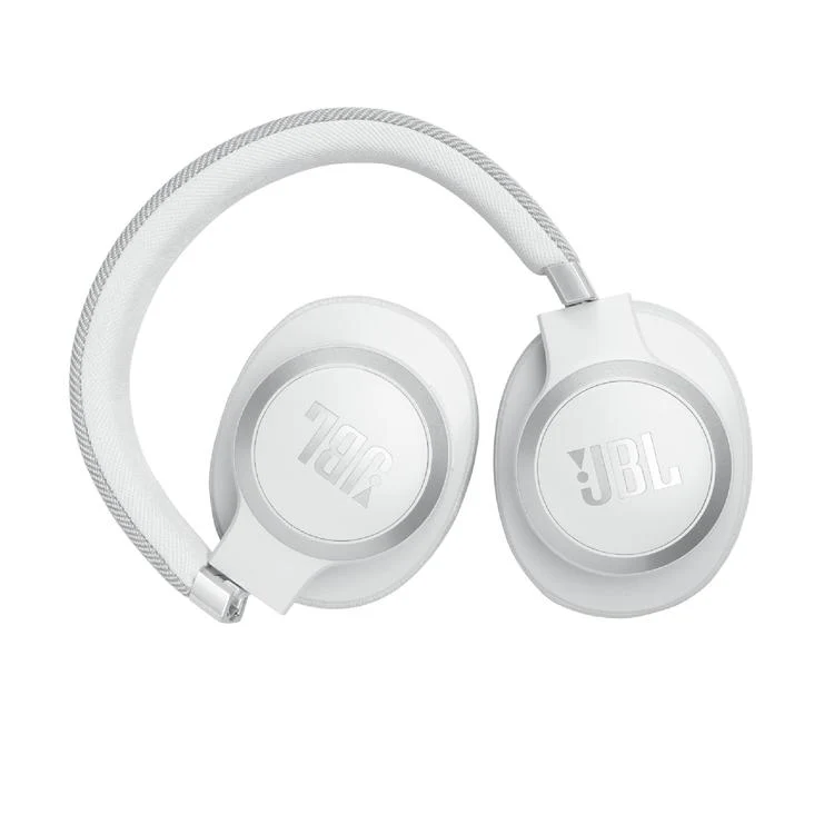 JBL Live 770NC | Casque d'écoute circum-auriculaire - Sans fil - Bluetooth - Blanc