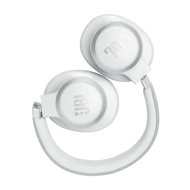 JBL Live 770NC | Casque d'écoute circum-auriculaire - Sans fil - Bluetooth - Blanc