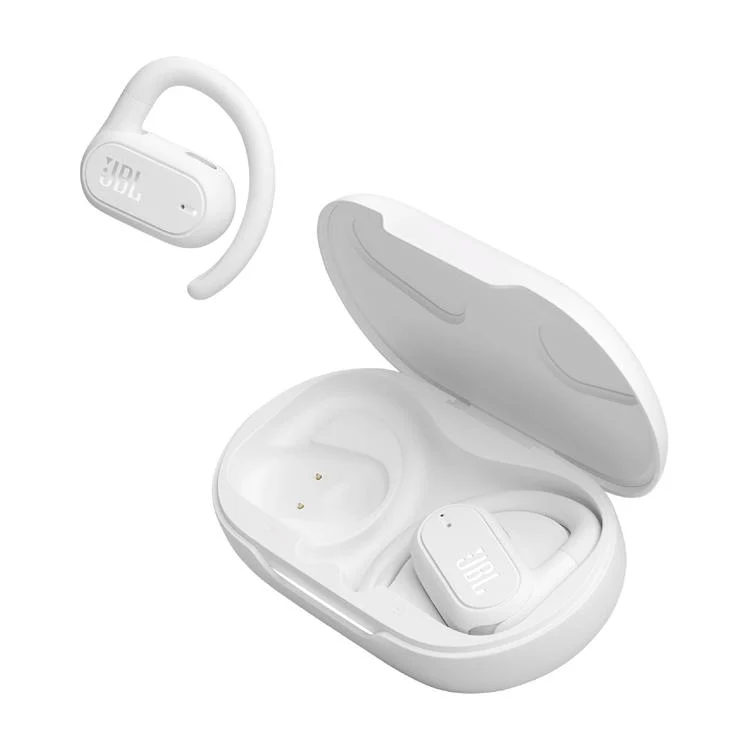 JBL Soundgear Sense - Casque de sport à conduction - Bluetooth - Blanc
