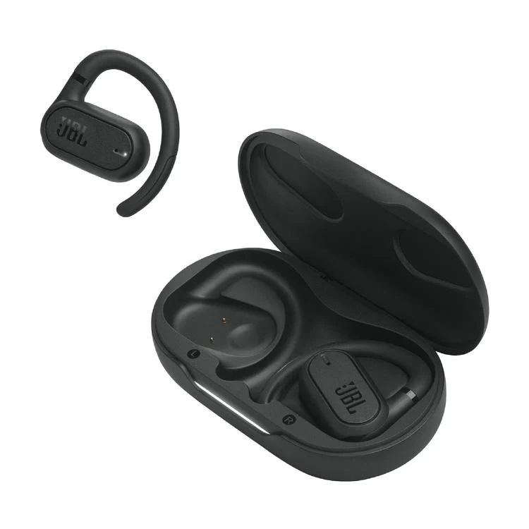 JBL Soundgear Sense | Casque d'écoute à conduction pour le sport - Bluetooth - Noir
