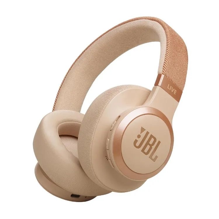 JBL Live 770NC | Casque supra-auriculaire - Sans fil - Bluetooth - Sandstone
