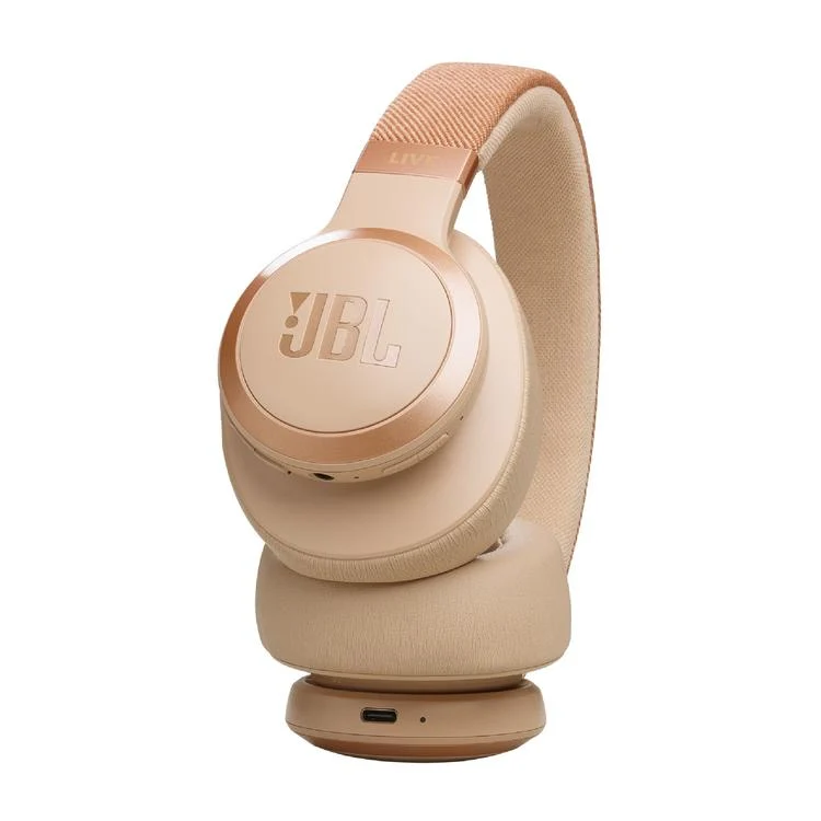 JBL Live 770NC | Casque supra-auriculaire - Sans fil - Bluetooth - Sandstone