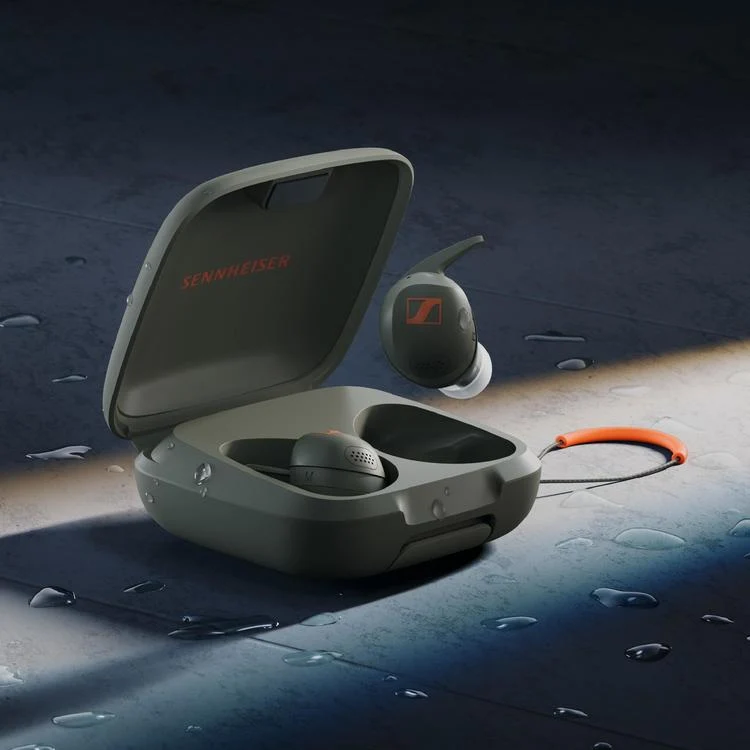 Sennheiser Momentum Sport TW | Casque intra-auriculaire - Sans fil - Réduction active du bruit - Olive