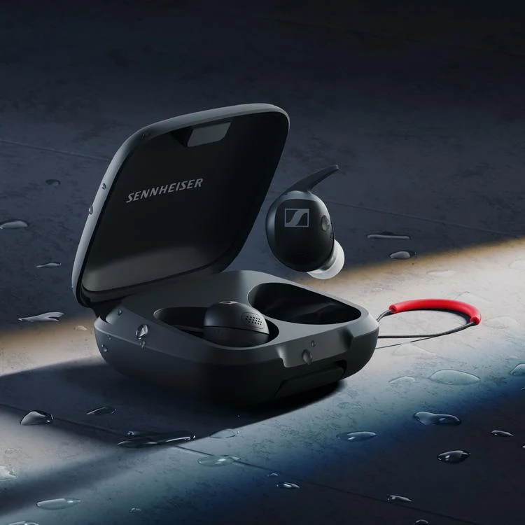 Sennheiser Momentum Sport TW | Casque intra-auriculaire - Sans fil - Réduction active du bruit - Noir