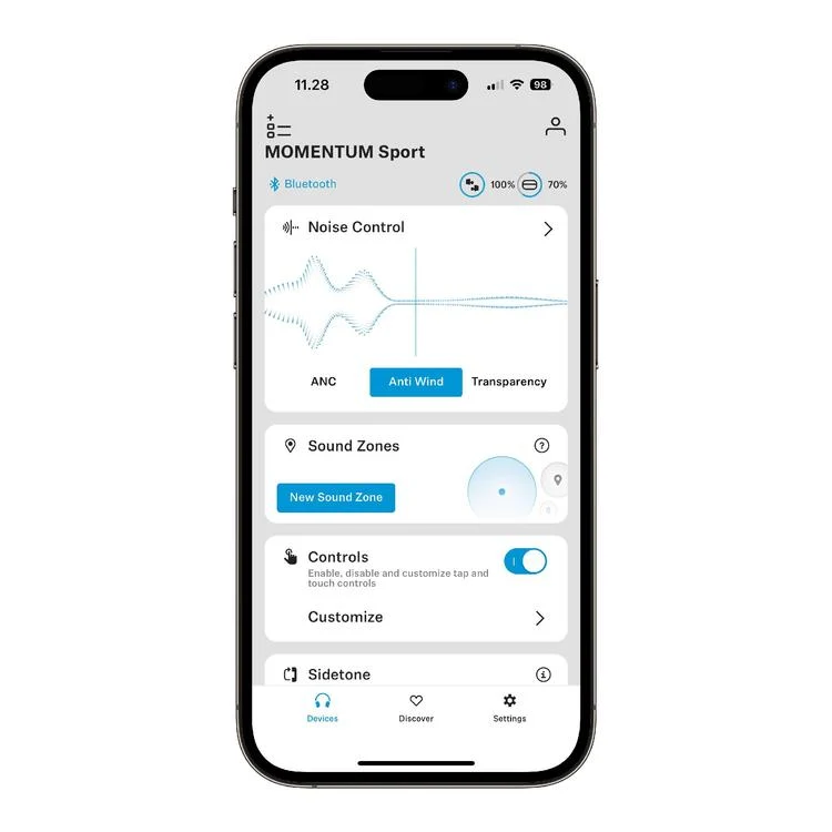 Sennheiser Momentum Sport TW | Casque intra-auriculaire - Sans fil - Réduction active du bruit - Noir