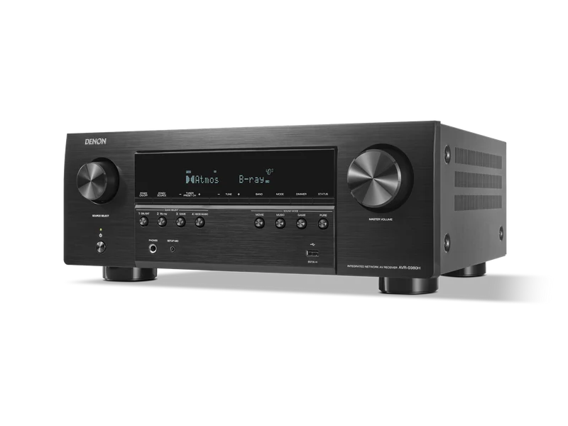 DENON AVRS980H | Récepteur cinéma maison Dolby Atmos 7.2 canaux 90 W 4K/8K