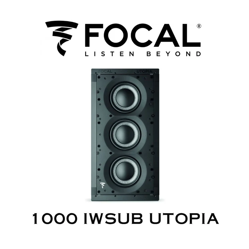 FOCAL 1000 IWSUB UTOPIA | Caisson de basses mural encastrable clos passif (Unité)