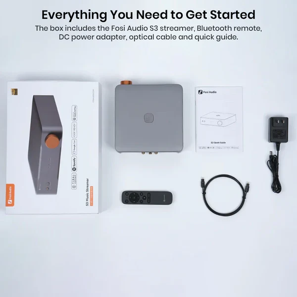 Fosi Audio S3 Balanced HiFi Streamer / DAC / Preamp