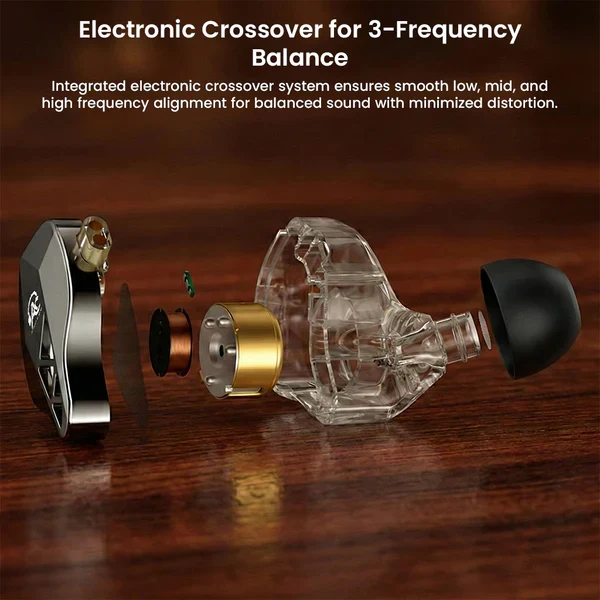 AUDIOCULAR x KZ Beast 10mm Dual Driver IEM With Mic