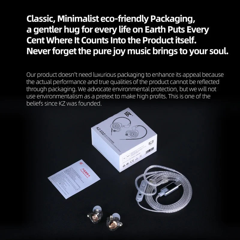 KZ EDZ IEM With Mic