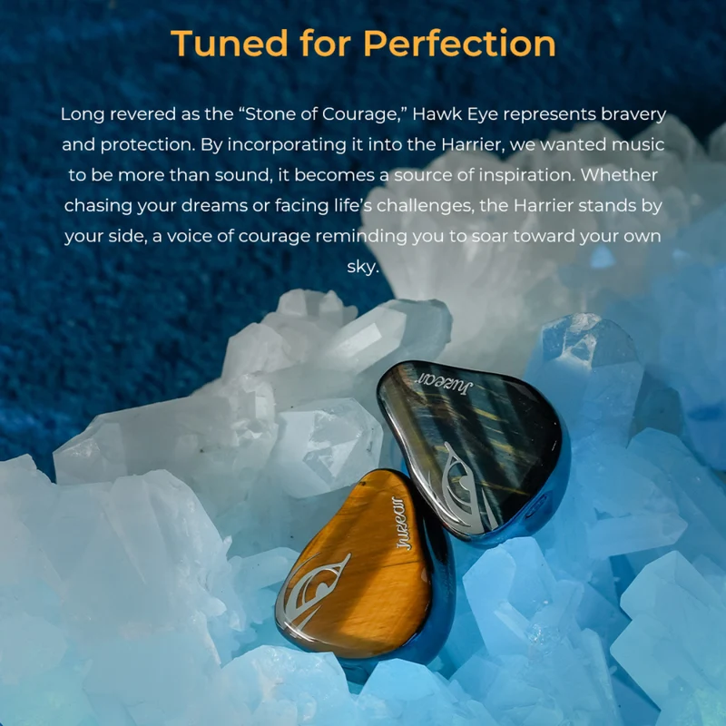 JUZEAR Harrier 1DD+6BA+2 Micro Planar Drivers IEMs