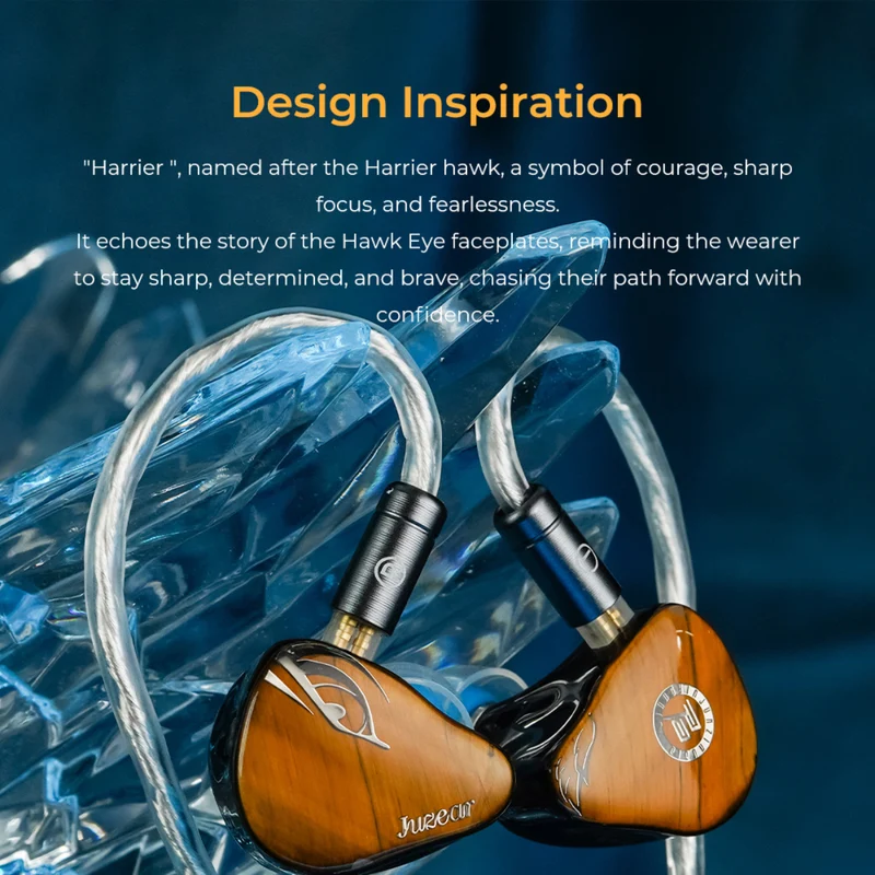 JUZEAR Harrier 1DD+6BA+2 Micro Planar Drivers IEMs
