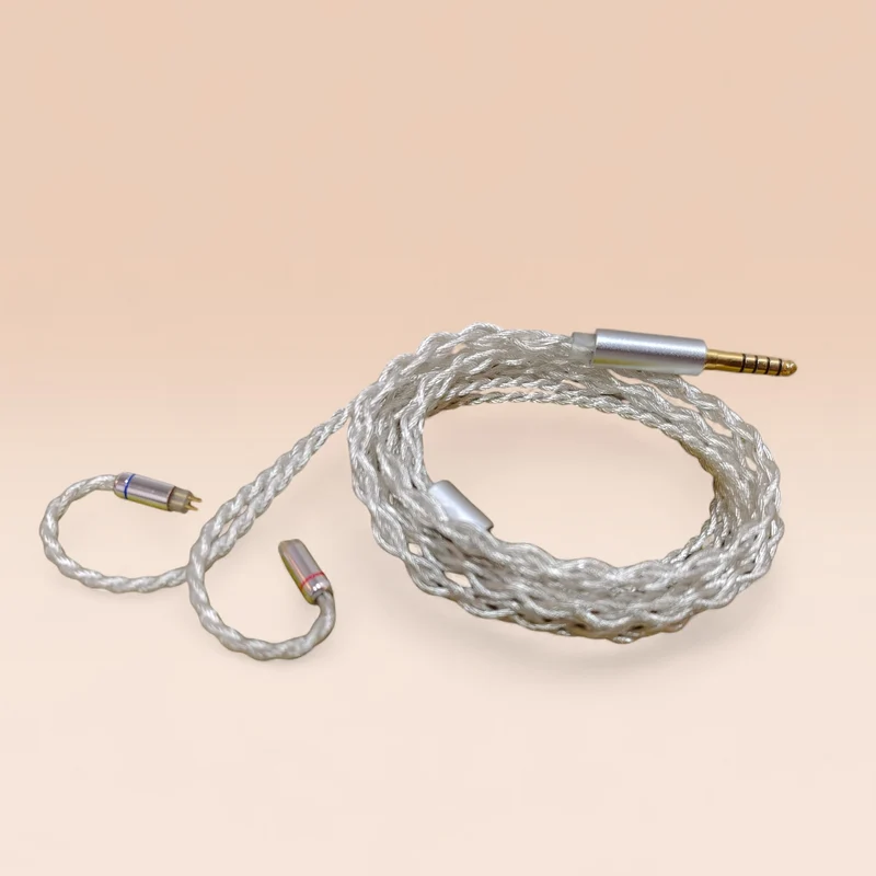 EarAudio NIVEA Pure Silver Balanced Cable For In-Ear Monitors