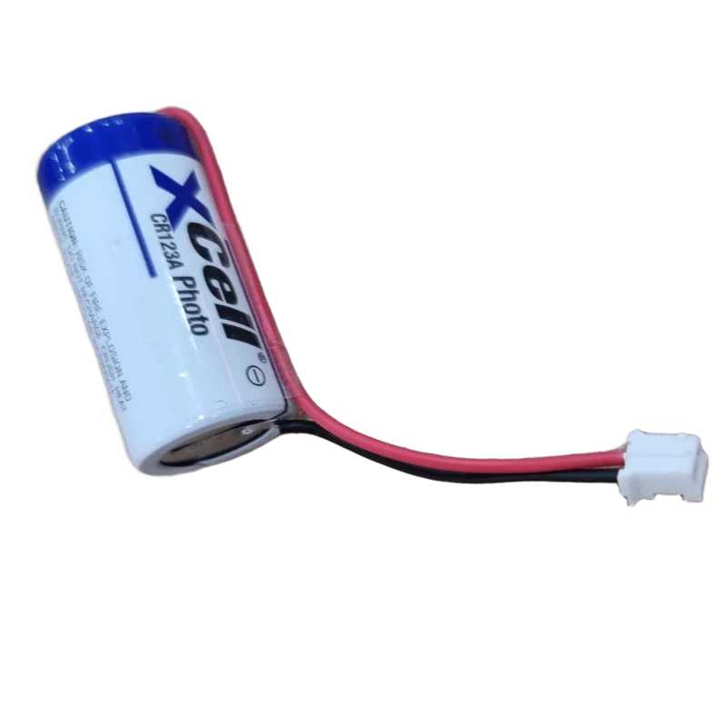 Pile CR123A Verisure 3V 1350mAh avec connecteur