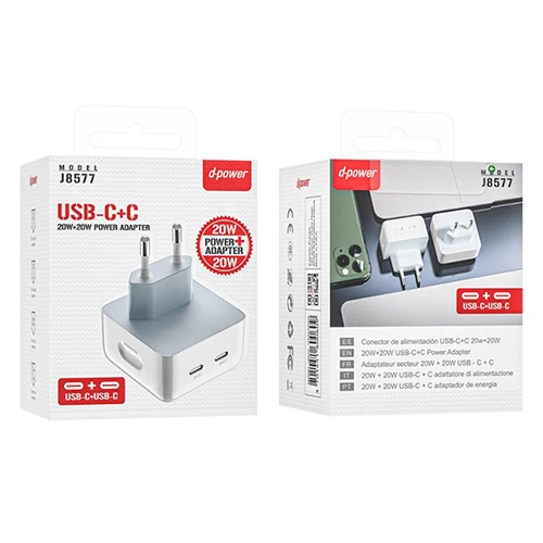 D-Power Socket 2 Type C 20W J8577
