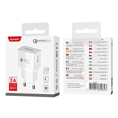 D-Power Samsung USB Fast 2.4A J8501 Power Socket