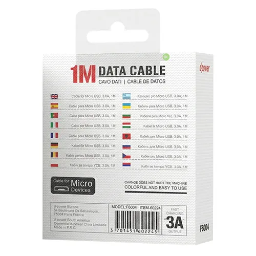 D-Power Micro USB Cable 3A F6004