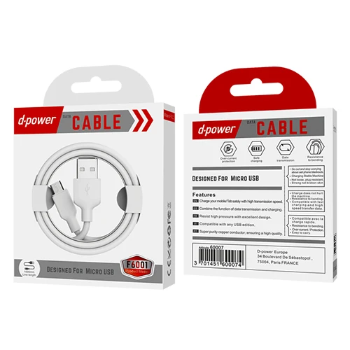 D-Power Micro USB Cable (1M) F6001
