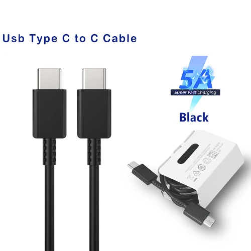 OFFICIAL SAMSUNG EP-DN980 USB C CABLE, FAST CHARGING 5A 1M BLACK