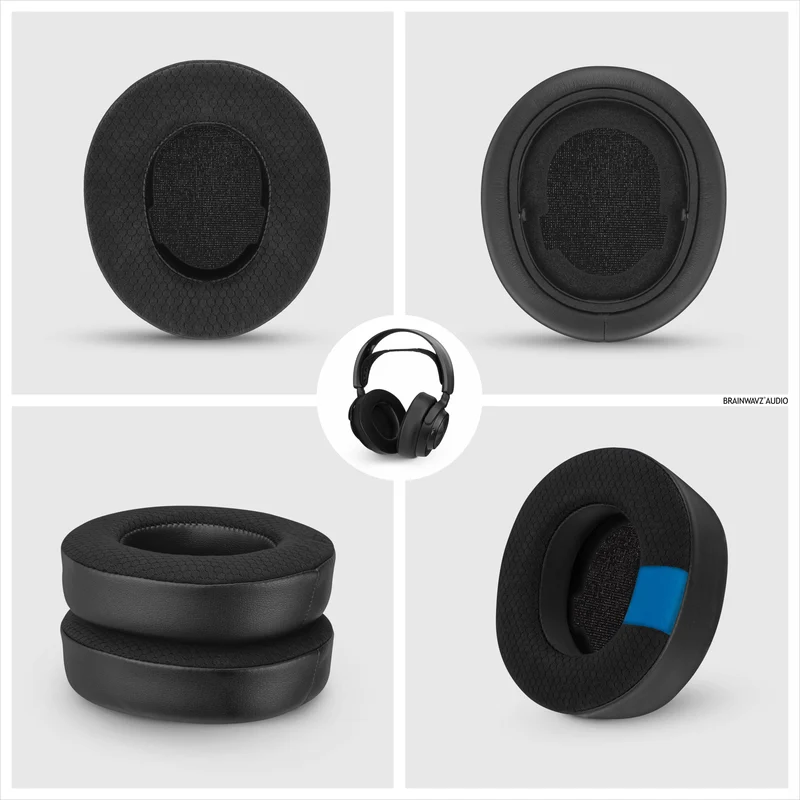 Casque sans fil Steelseries Arctis Nova Pro, coussinets Omni et Elite : gel hybride et mousse à mémoire de forme pour une épaisseur, une durabilité et une isolation sonore accrues