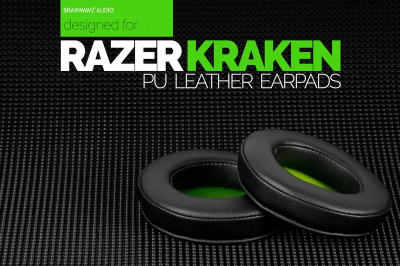 Coussinets d'oreilles premium améliorés de remplacement Razer Kraken