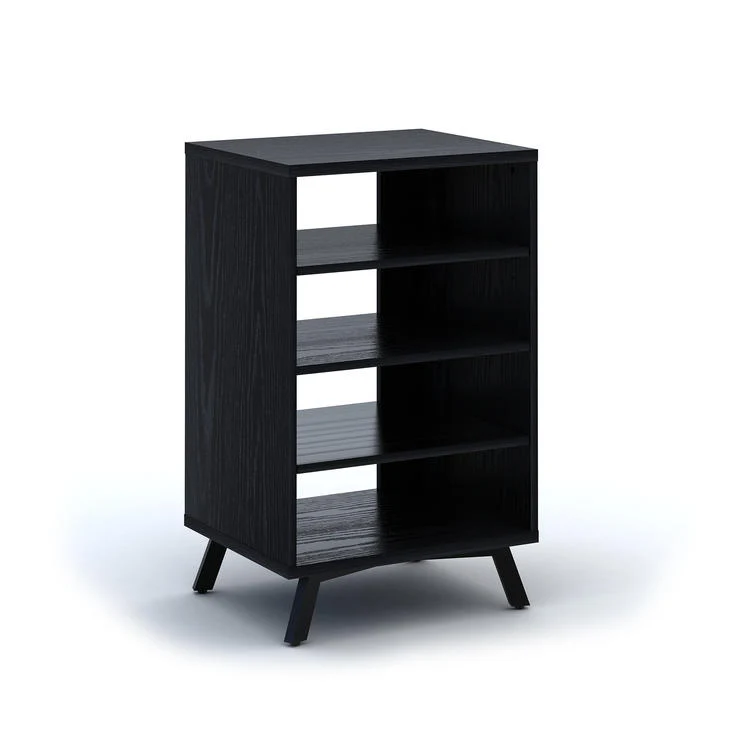 Sonora S40A5N | Meuble audio - 5 étagères - Grande capacité de stockage - Noir