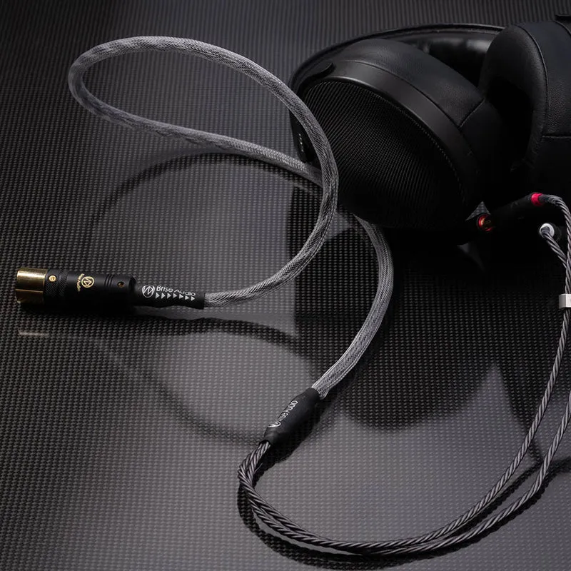 Brise Audio SHIROGANE HP Ultimate - Flagship Silber-Kopfhörerkabel