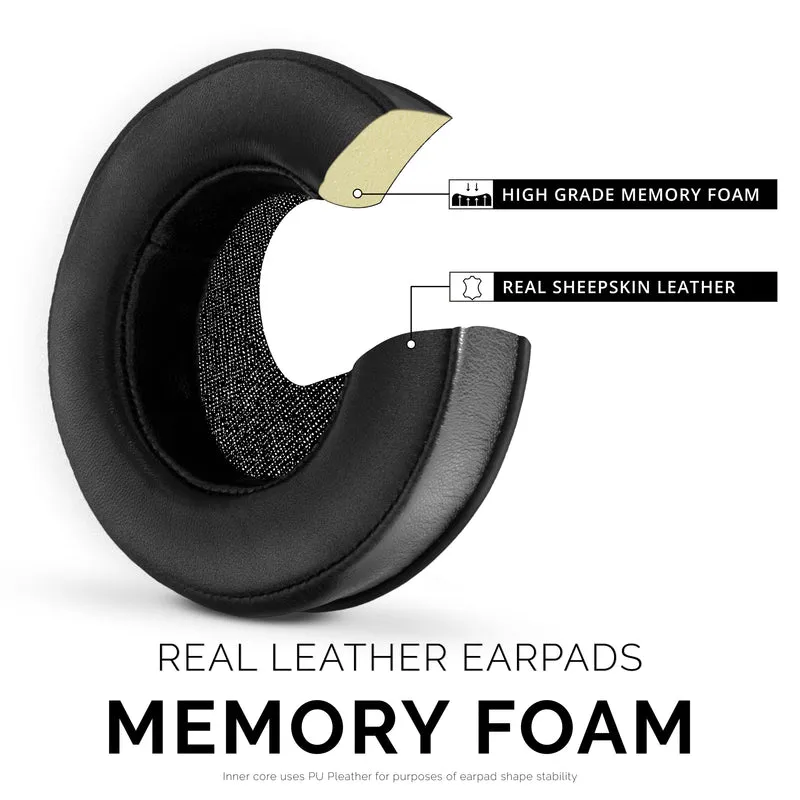 Oreillettes en mousse à mémoire de forme pour casque - Taille XL - Peau de mouton