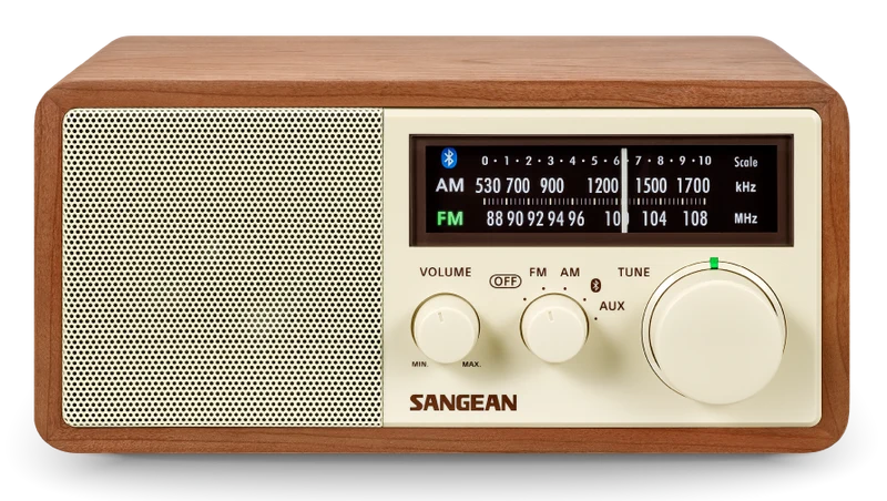 SANGEAN WR-16 | Radio de table AM / FM / AUX / Bluetooth noyer