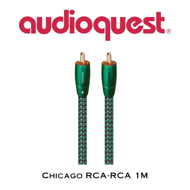 Audioquest Chicago | Câble Audio RCA-RCA Interconnexion (Paire)