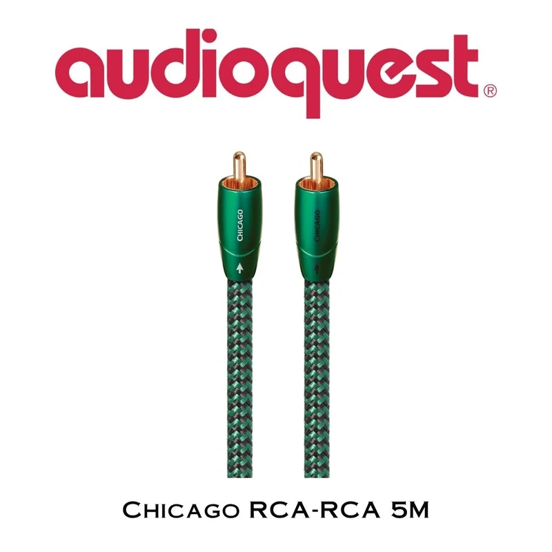 Audioquest Chicago | Câble Audio RCA-RCA Interconnexion (Paire)
